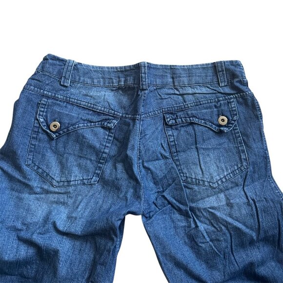 Y2K miss miss By Valentina Blue Wide Leg Jeans Size: M (10) - Picture 2 of 8